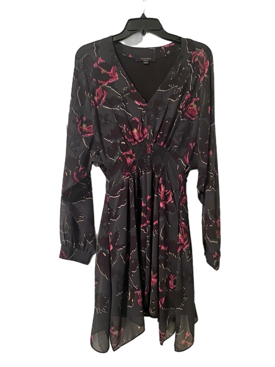 AllSaints Dresses & Skirts - 📸 More Pics! AllSaints Nichola dress Black and Red Floral Dress NWOT